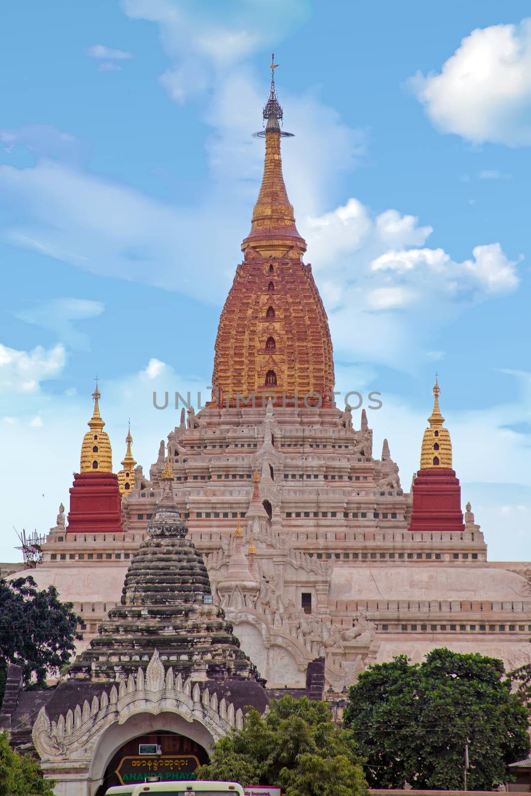 Ananda temple in Bagan, Myanmar.