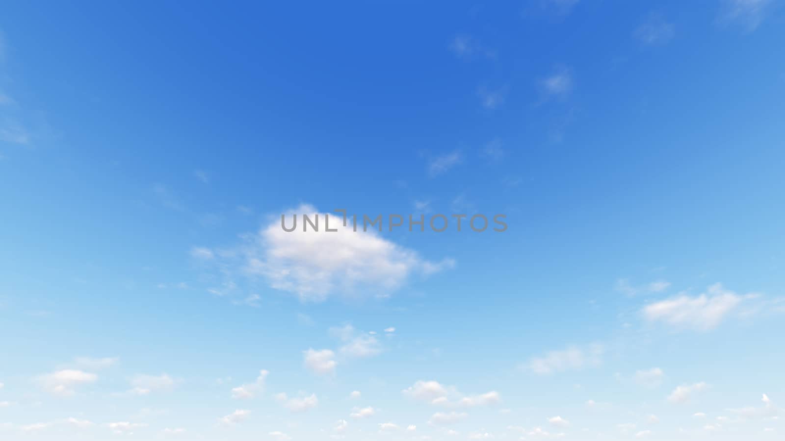 Cloudy blue sky abstract background, blue sky background with tiny clouds, 3d rendering

