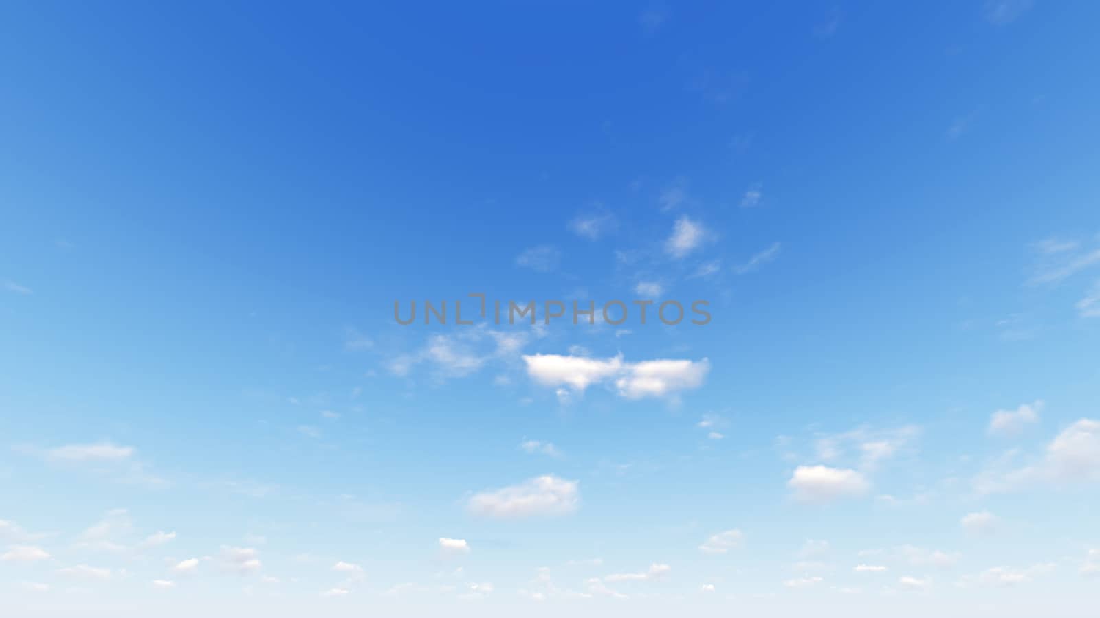 Cloudy blue sky abstract background, blue sky background with tiny clouds, 3d rendering

