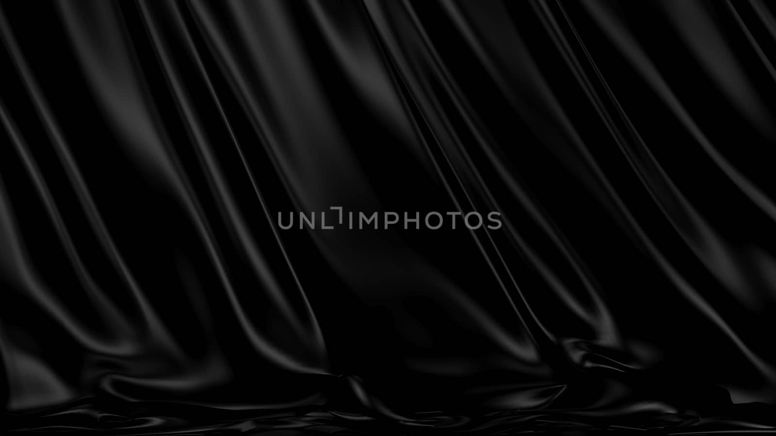 3D Illustration Abstract Black Background by brux