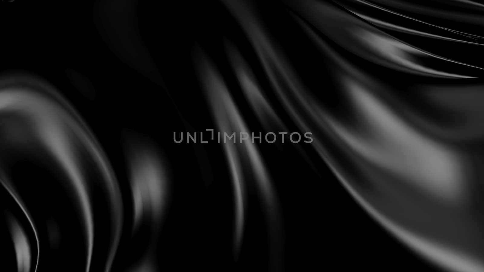 3D Illustration Abstract Black Background by brux