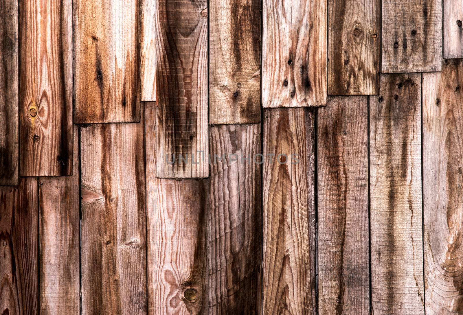 abstract background or texture wall of wooden boards