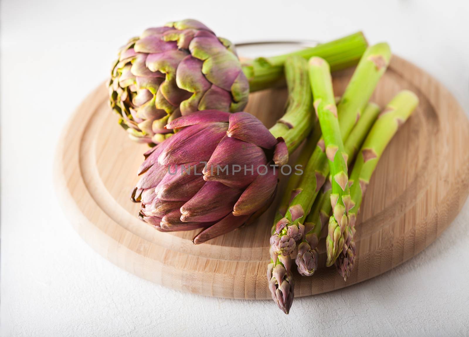 Artichokes and asparagus by supercat67