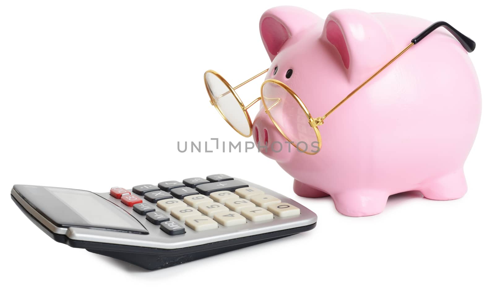 Piggybank and calculator by hyrons