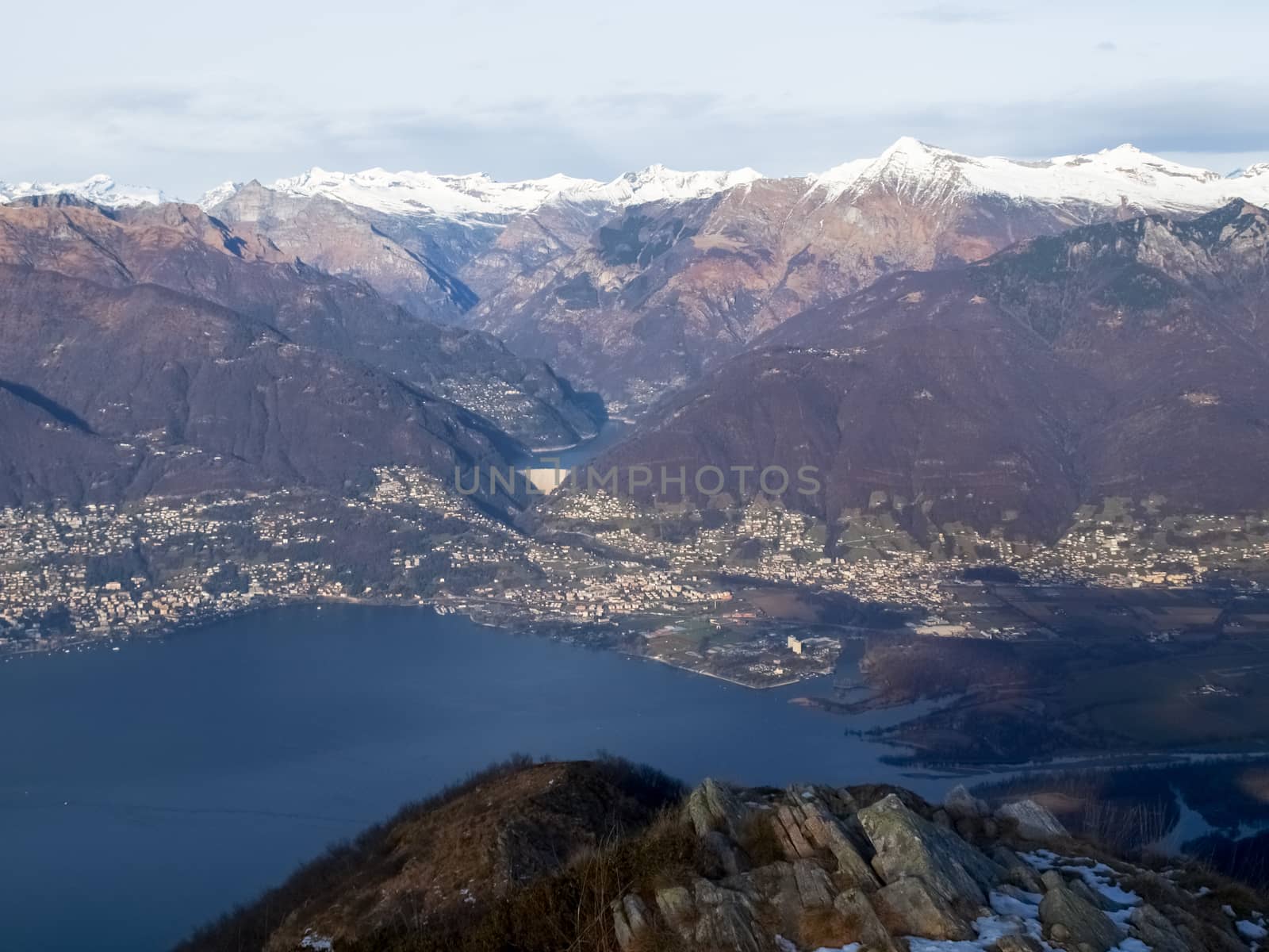 Gambarogno, Switzerland: Trail of Mount Gambarogno and views of the mountains and Lake Maggiore