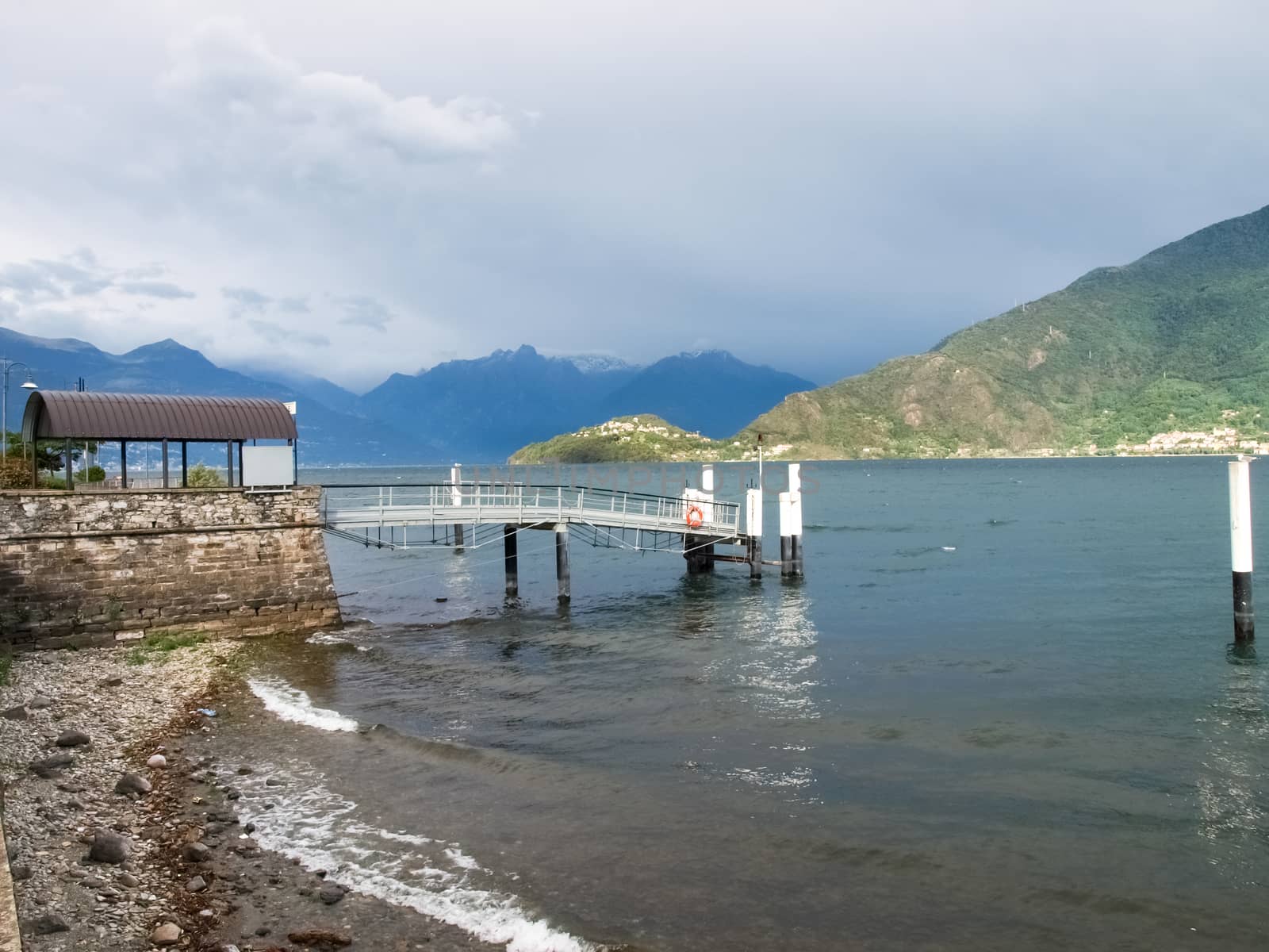 Pier docking with thunderstorm by mauro_piccardi