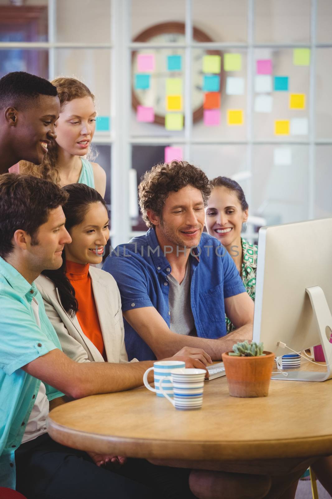 Business people working together in office