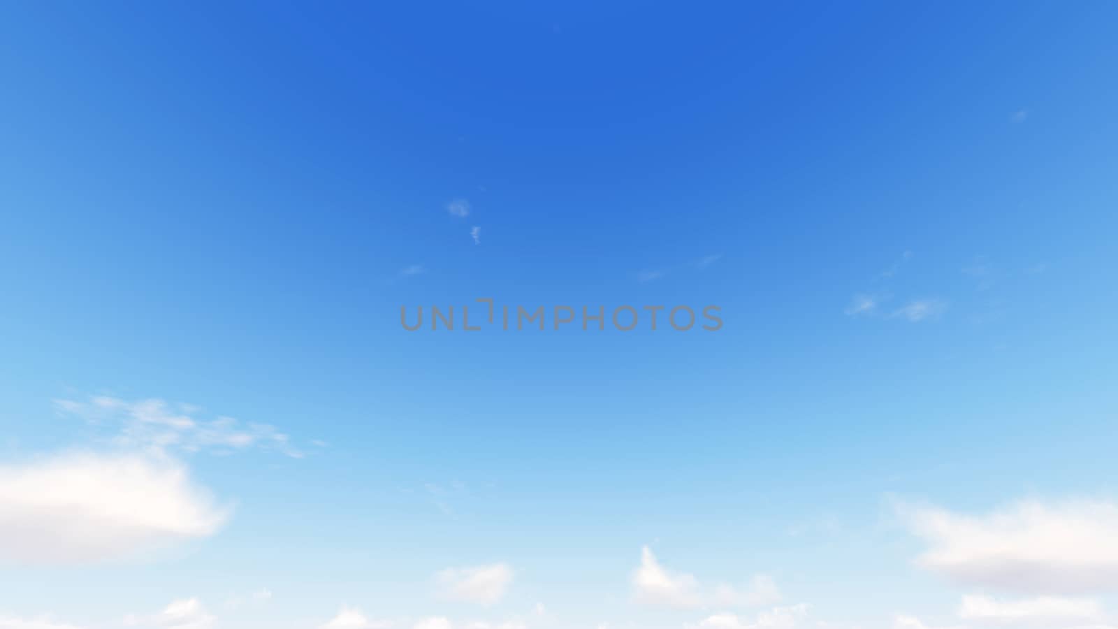 Cloudy blue sky abstract background, blue sky background with tiny clouds, 3d rendering

