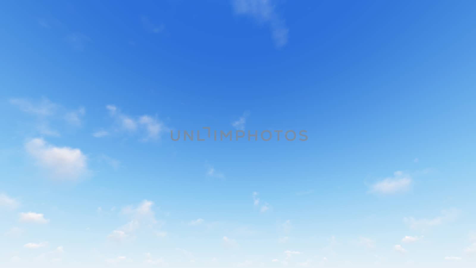 Cloudy blue sky abstract background, blue sky background with tiny clouds, 3d rendering

