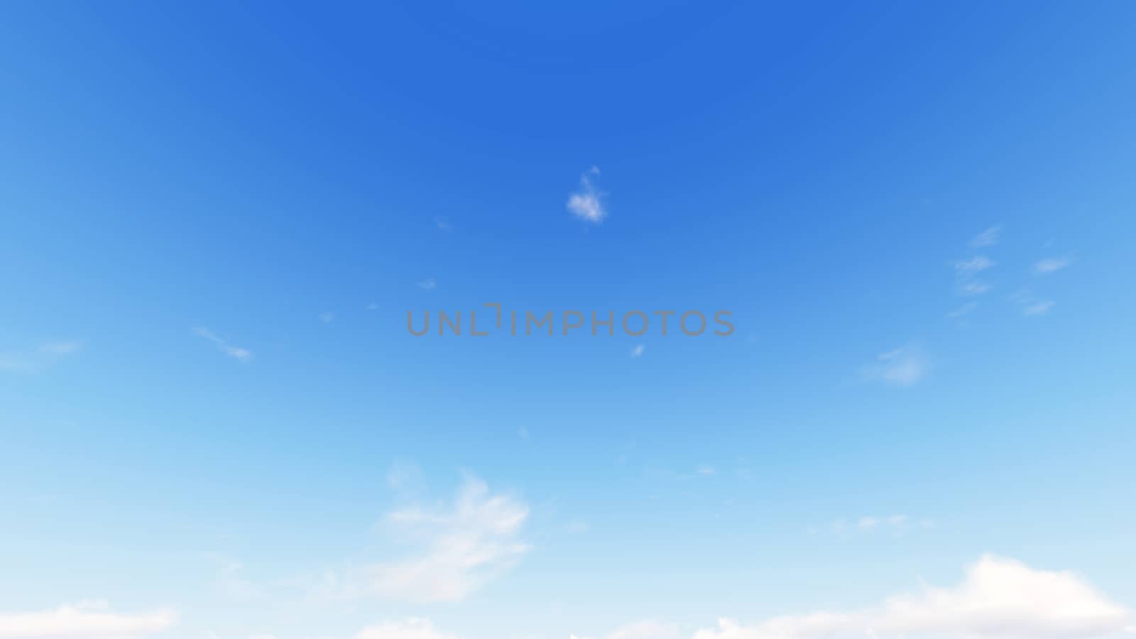 Cloudy blue sky abstract background, blue sky background with tiny clouds, 3d rendering

