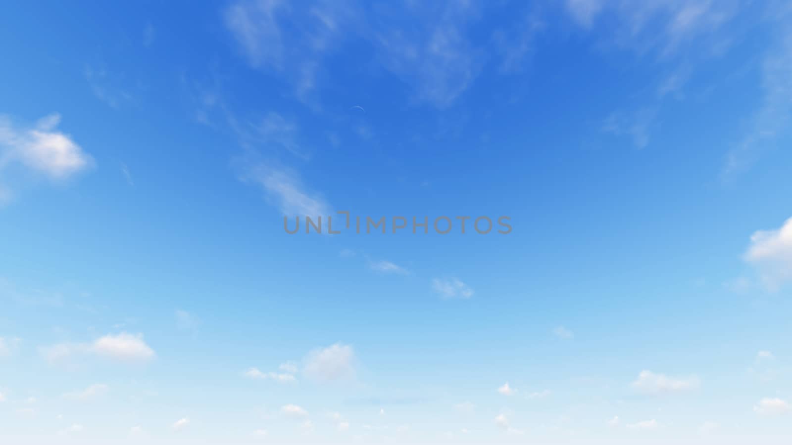 Cloudy blue sky abstract background, blue sky background with tiny clouds, 3d rendering

