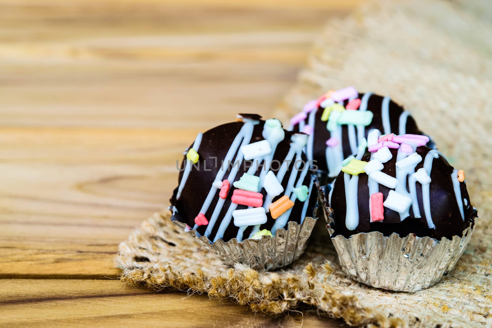 cake pop with coloured sprinkles