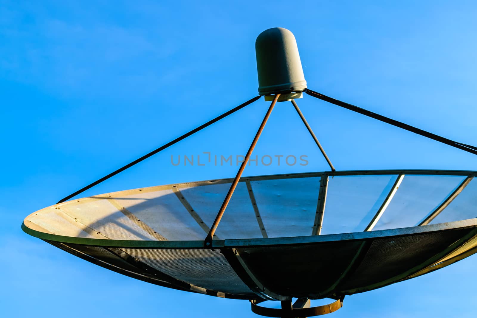 Technology, Satellite dish and blue sky