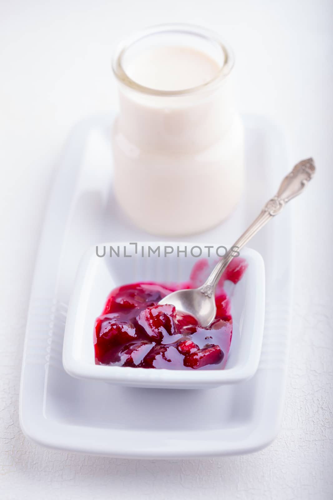 Yogurt and plum jam by supercat67