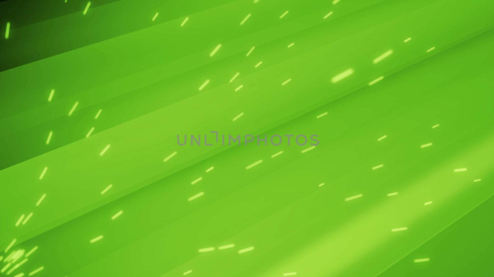 Abstract background with lines and particles. 3d rendering