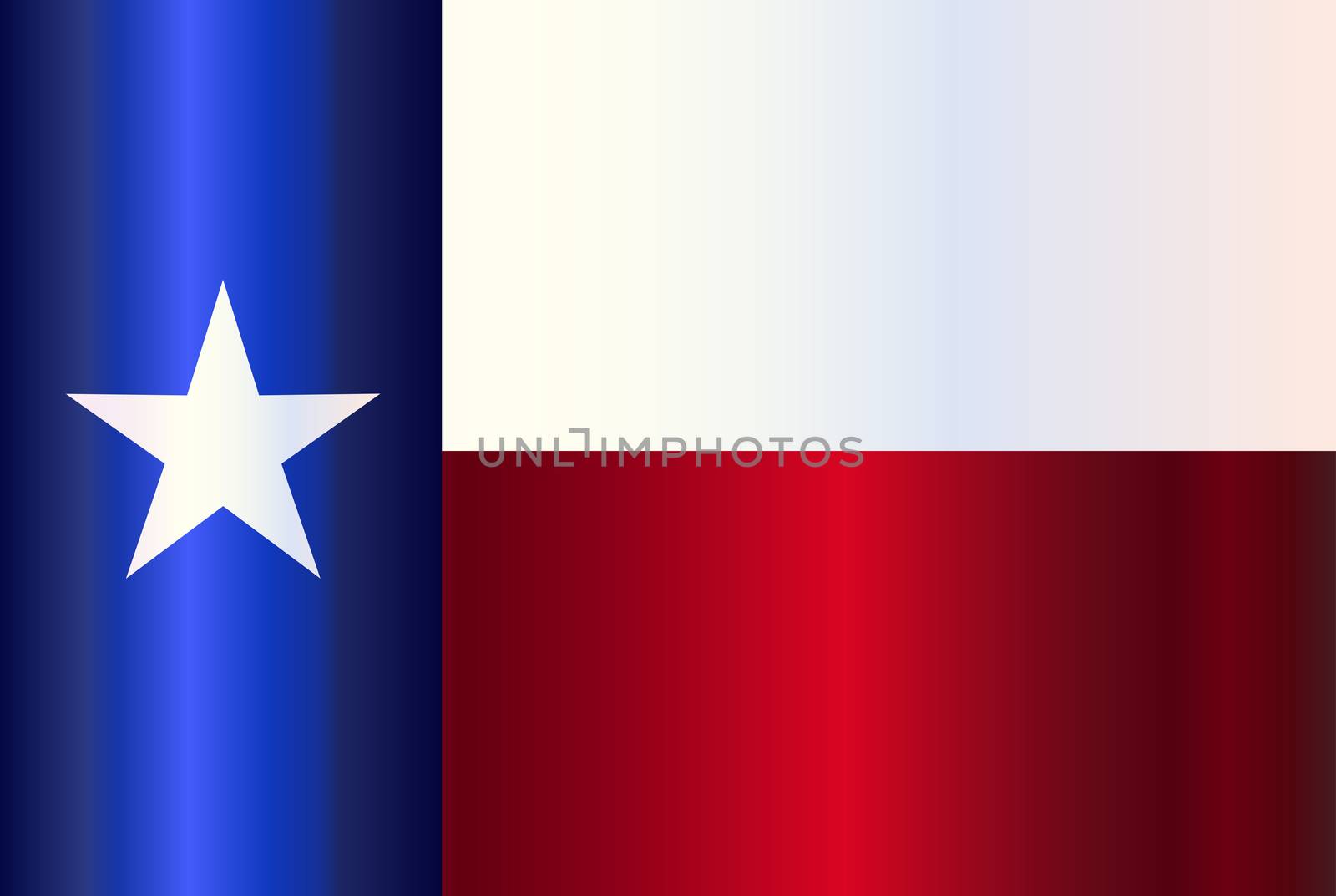 Metal Texas State Flag by Bigalbaloo