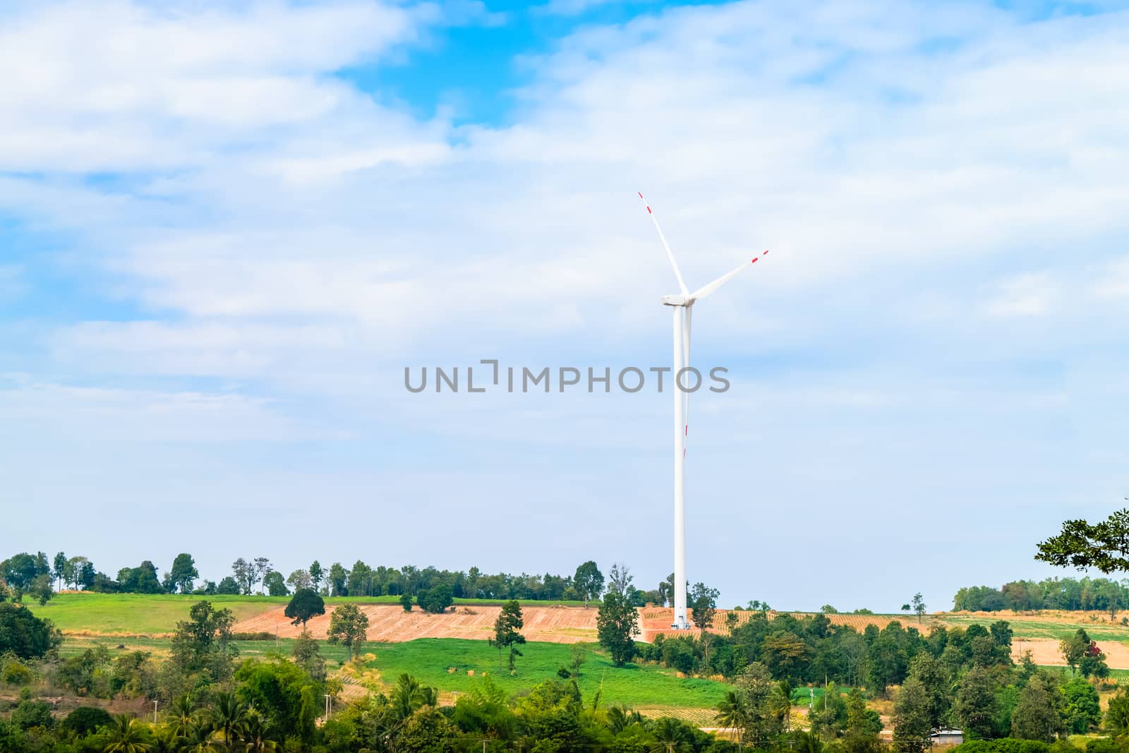 Electricity wind turbine tower generator