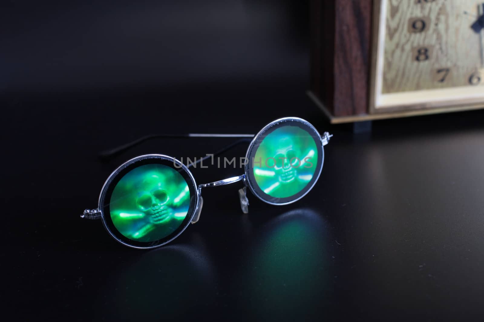 eyeglasses with skull by mrivserg