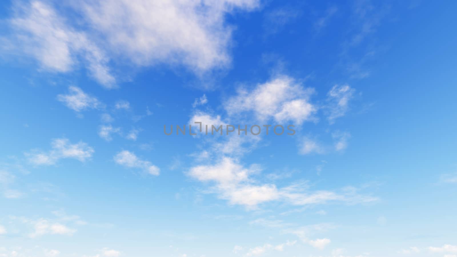 Cloudy blue sky abstract background, blue sky background with tiny clouds, 3d rendering

