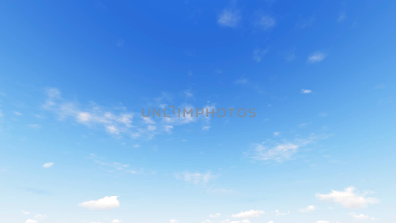 Cloudy blue sky abstract background, blue sky background with tiny clouds, 3d rendering

