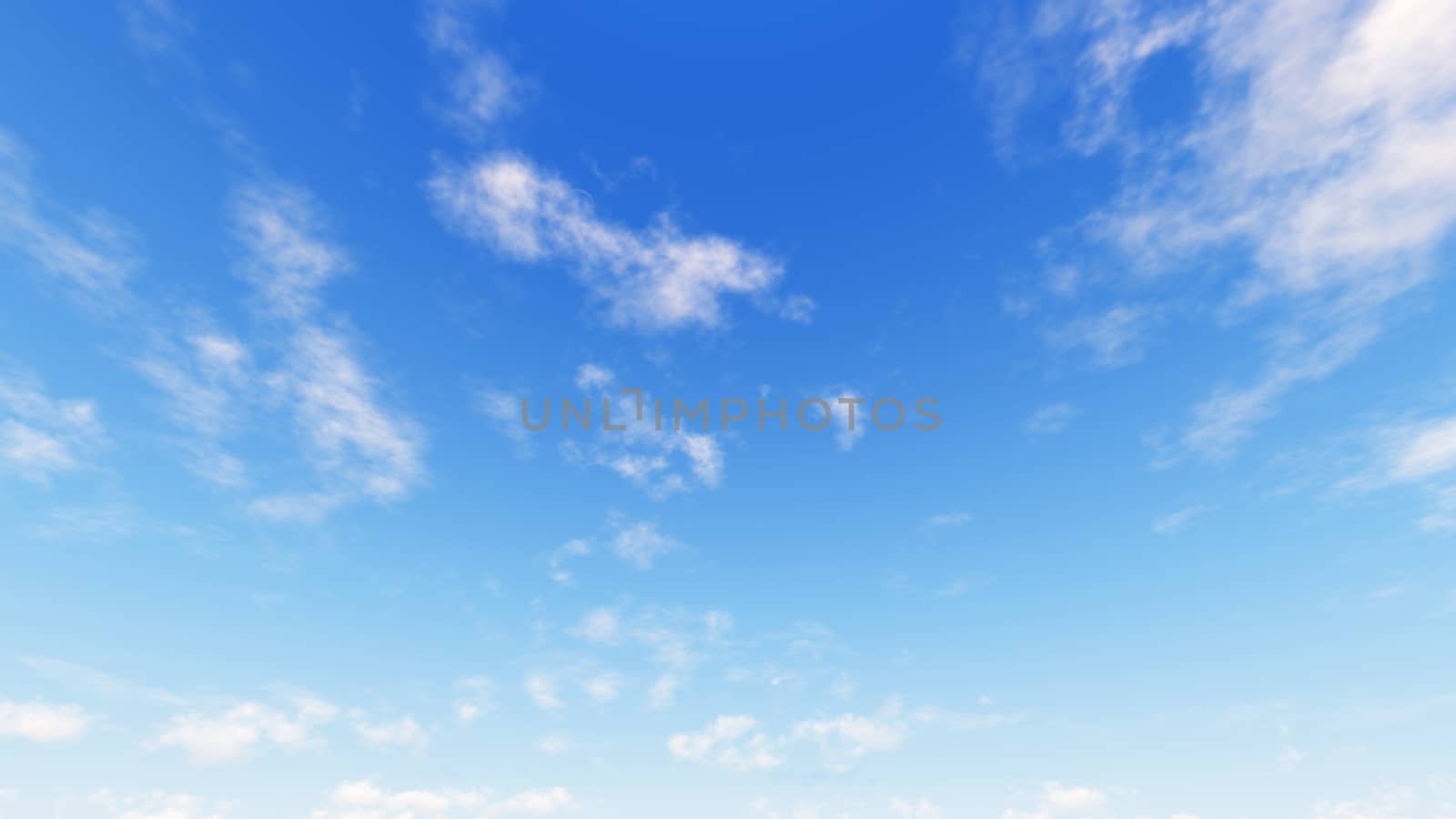 Cloudy blue sky abstract background, blue sky background with tiny clouds, 3d rendering

