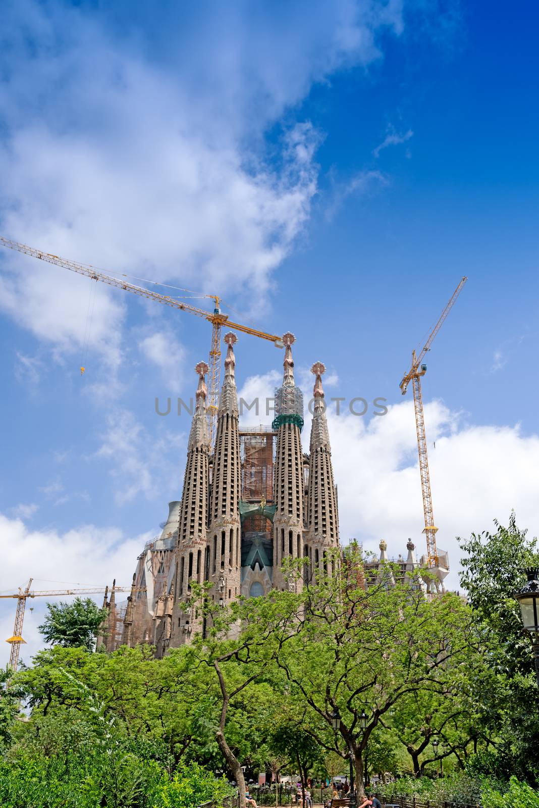 Sagrada Familia at Barcelona Spain by Nanisimova