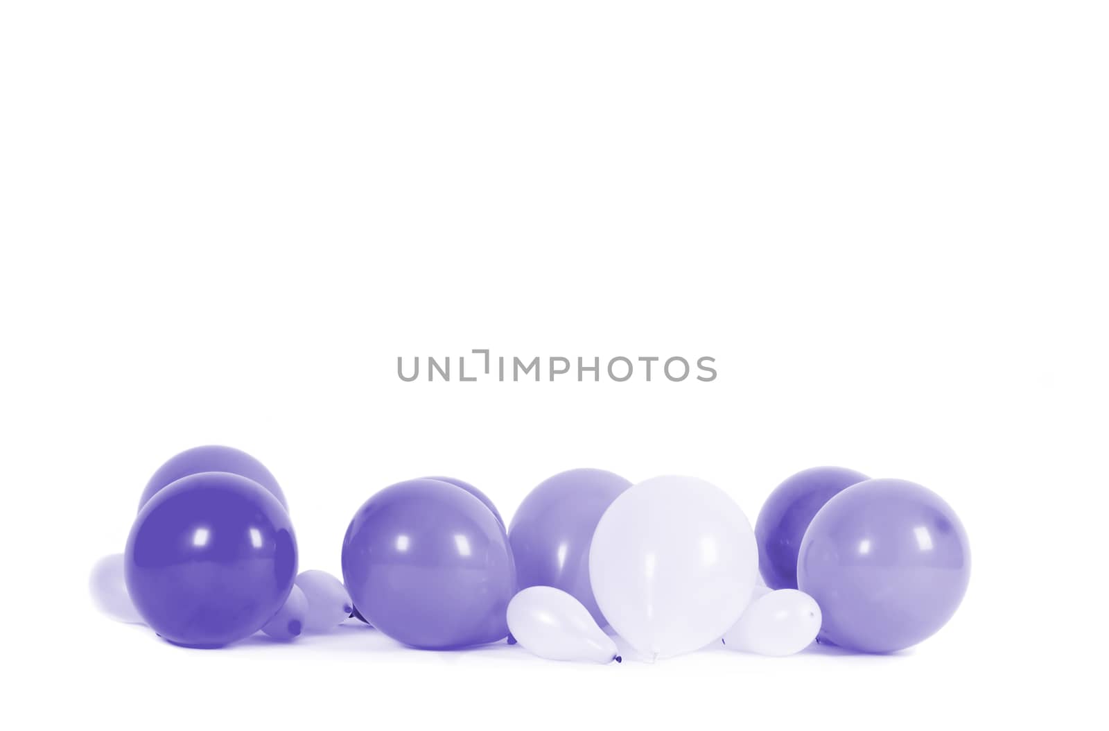 Colourful balloons isolated by Nanisimova