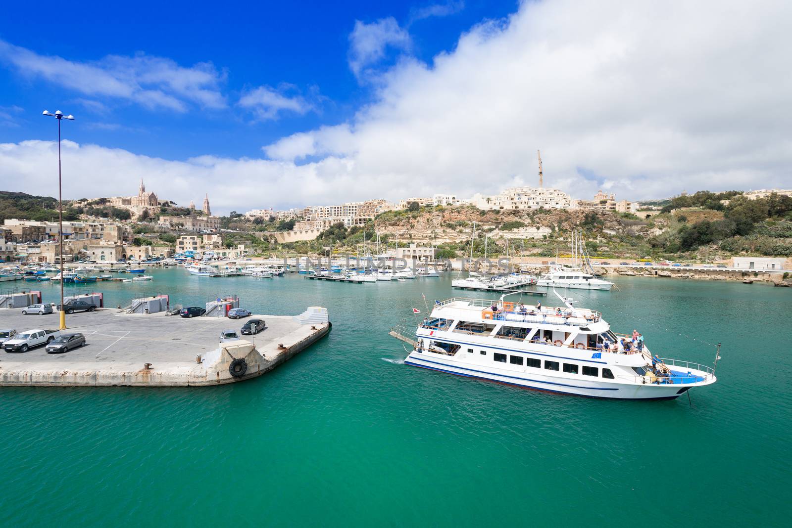 Port of Mgarr on the Gozo island at Malta by Nanisimova