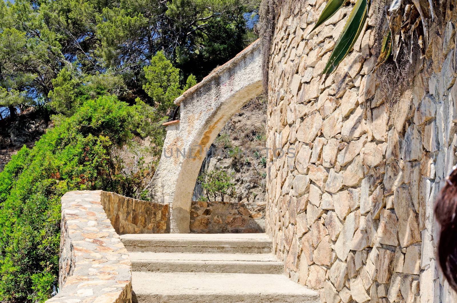Stone steps in Spain