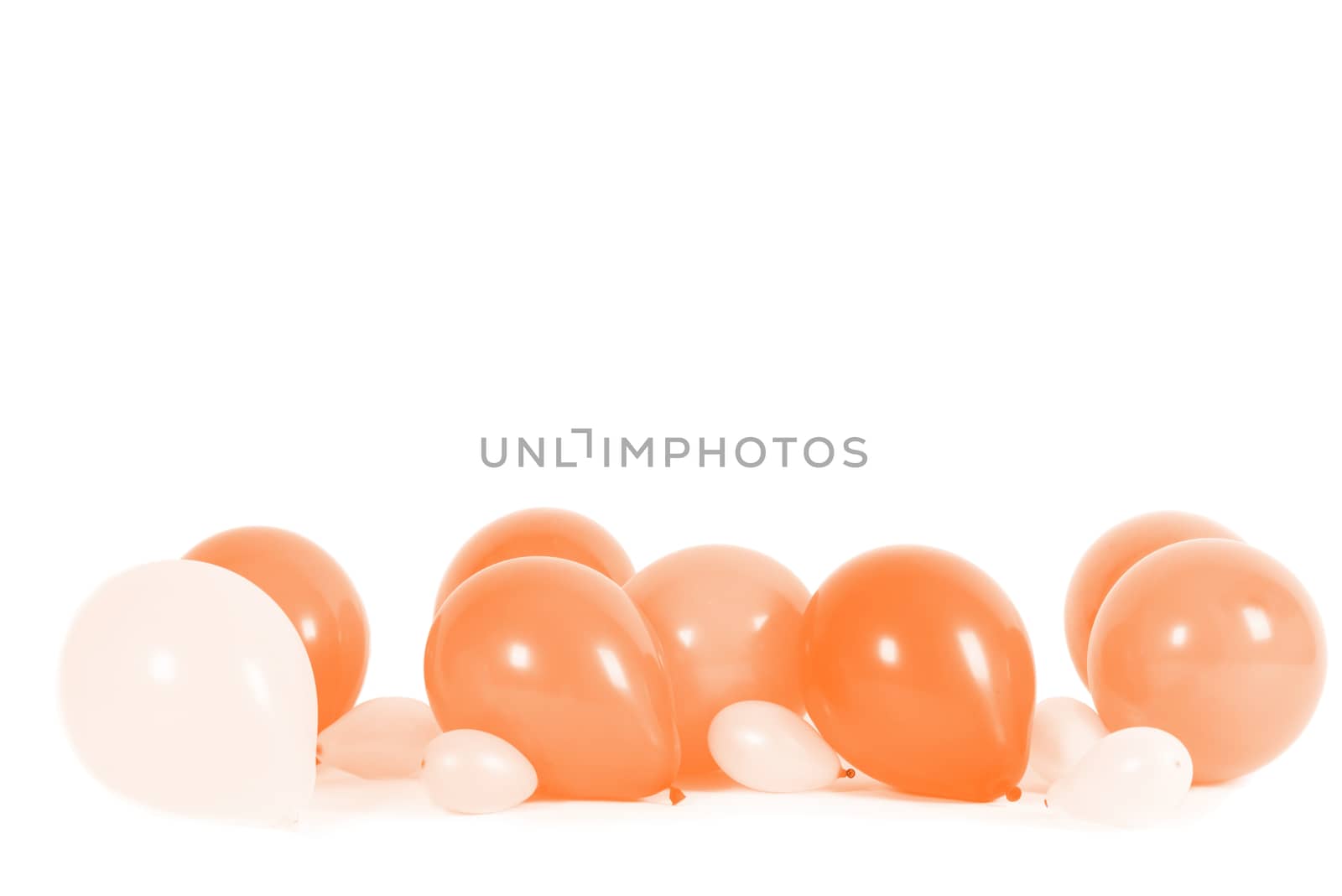 Colourful balloons isolated by Nanisimova