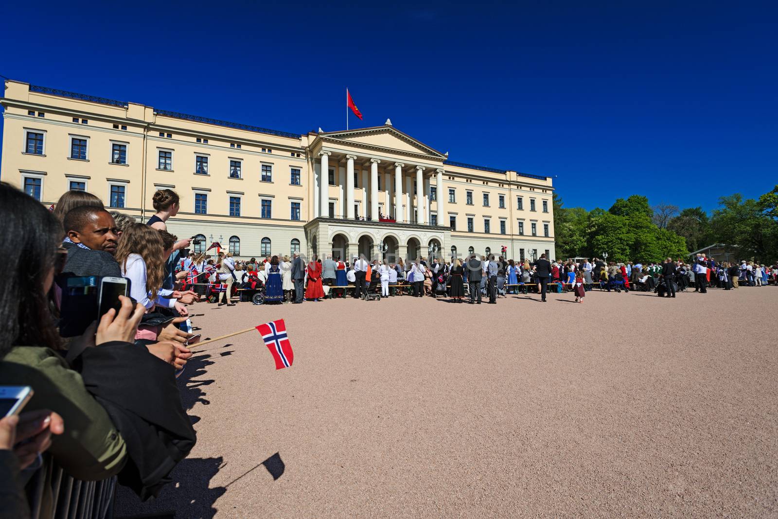 OSLO - MAY 17: Norwegian Constitution Day is the National Day of Norway and is an official national holiday observed on May 17 each year. Pictured on May 17, 2014