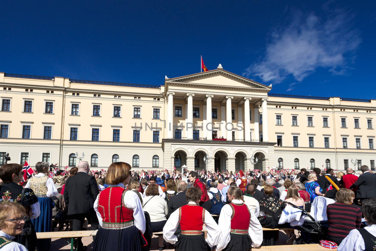 OSLO - MAY 17: Norwegian Constitution Day is the National Day of Norway and is an official national holiday observed on May 17 each year. Pictured on May 17, 2014