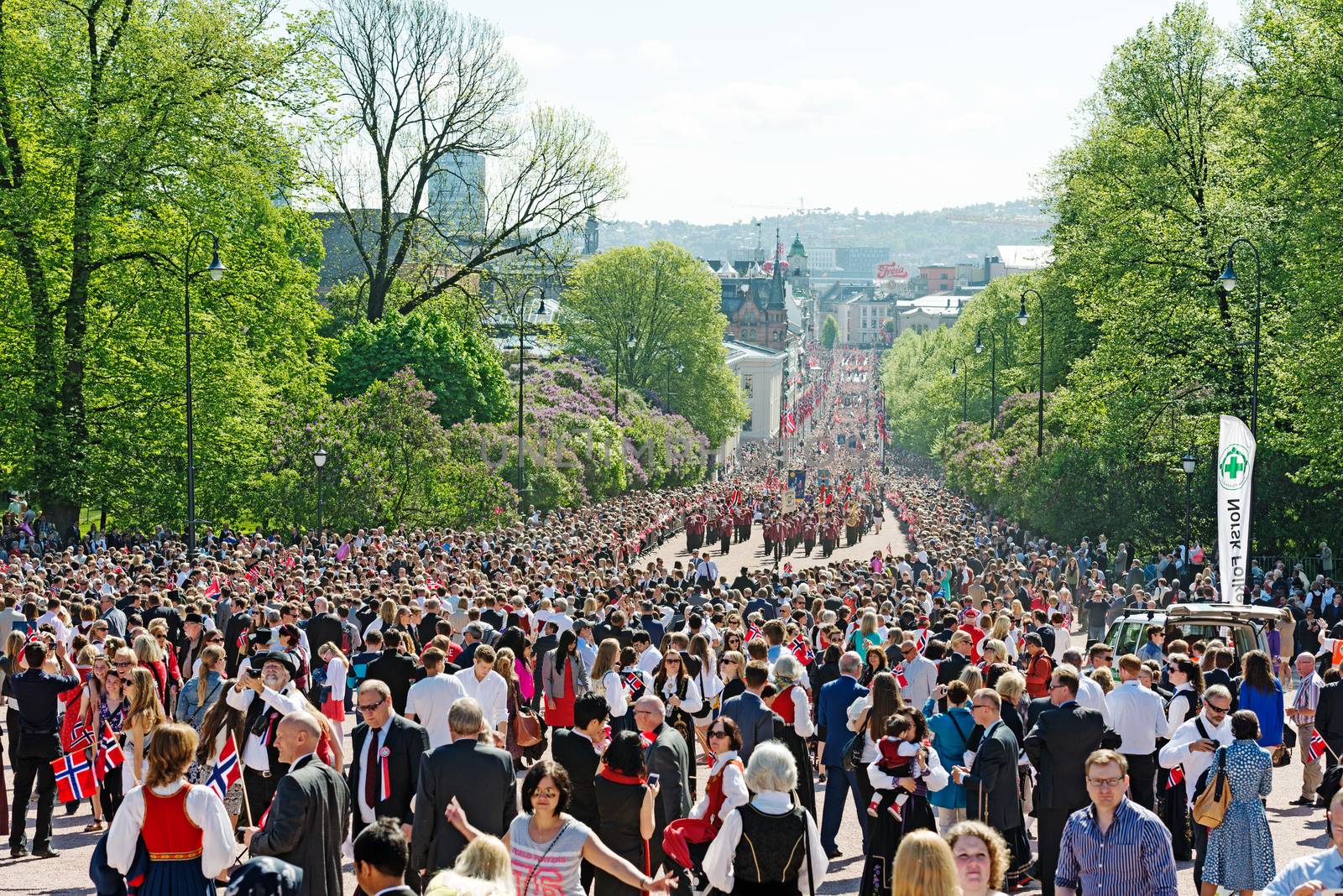 OSLO - MAY 17: Norwegian Constitution Day is the National Day of Norway and is an official national holiday observed on May 17 each year. Pictured on May 17, 2014