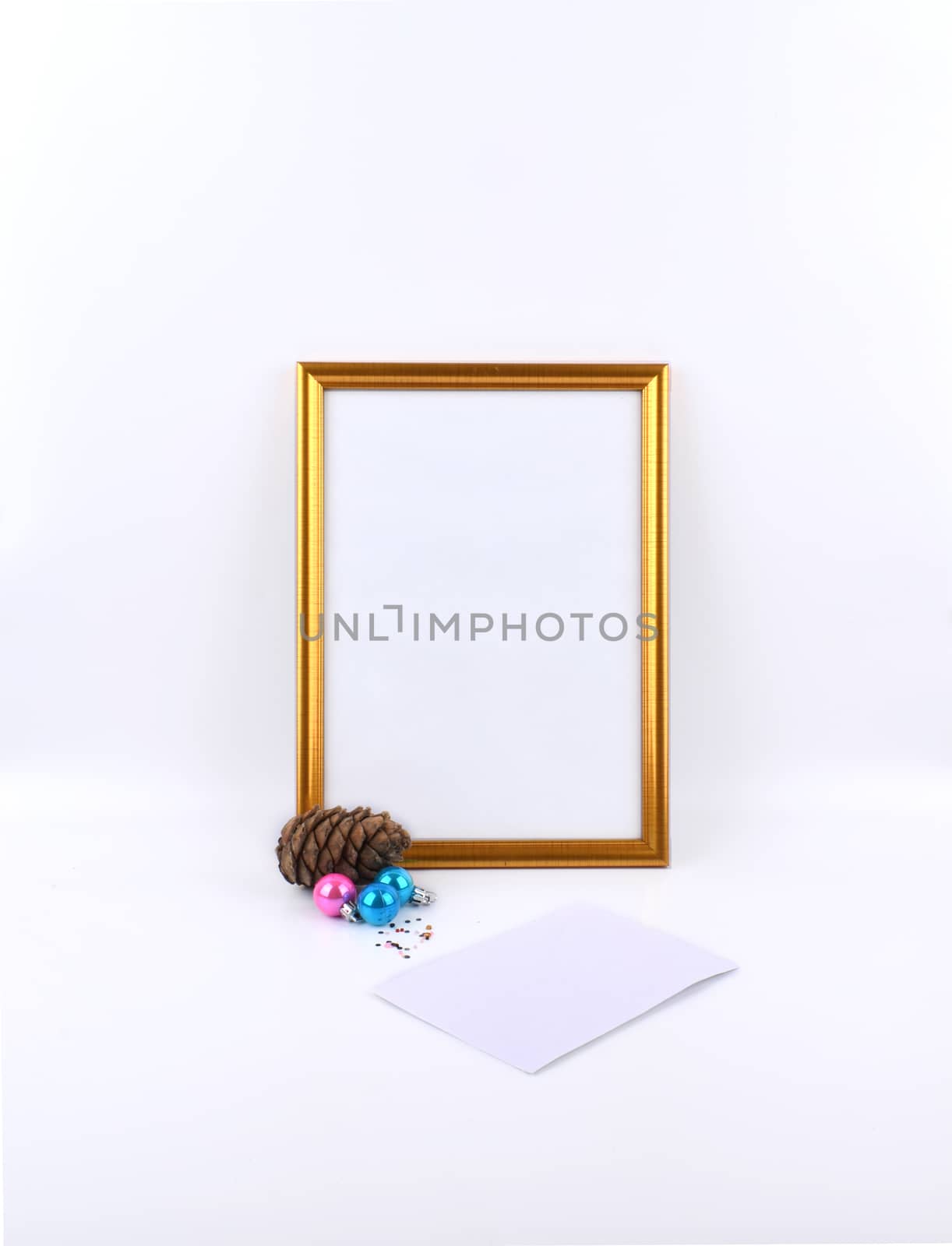 #116. Mock up objects isolated on a white background with copy space, front view. 