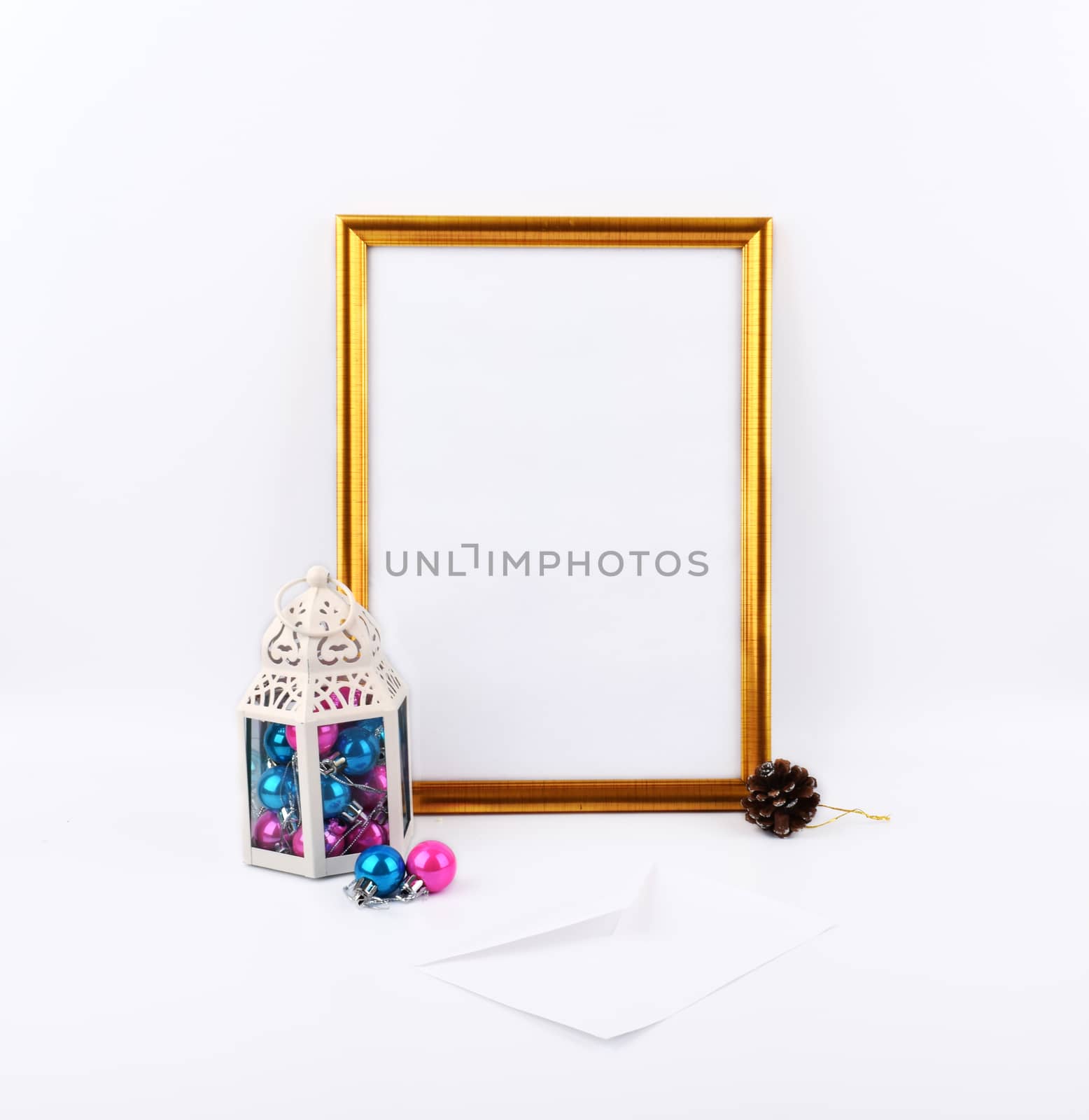 #119. Mock up objects isolated on a white background with copy space, front view. 