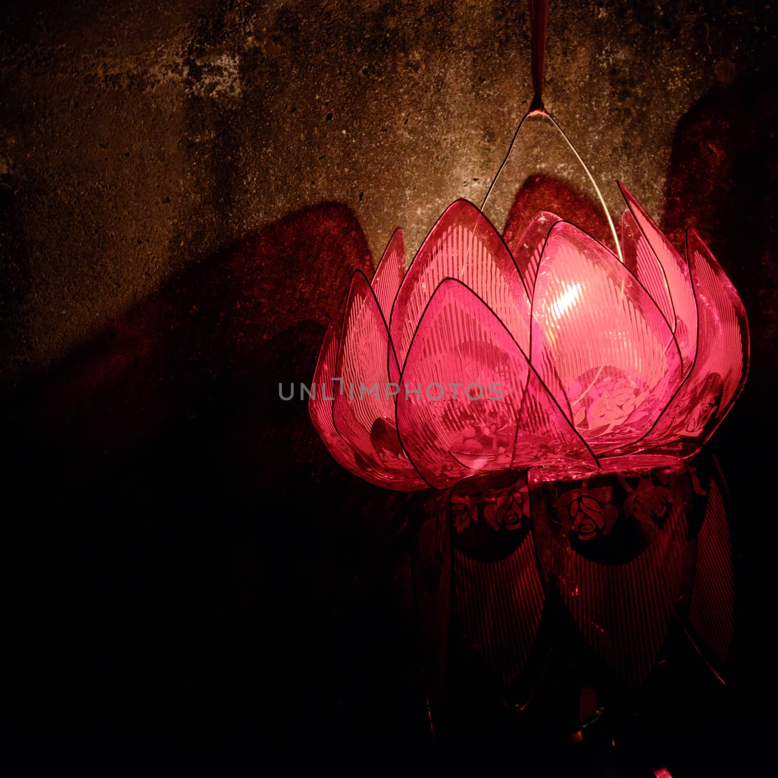 lantern with candle at night by xuanhuongho