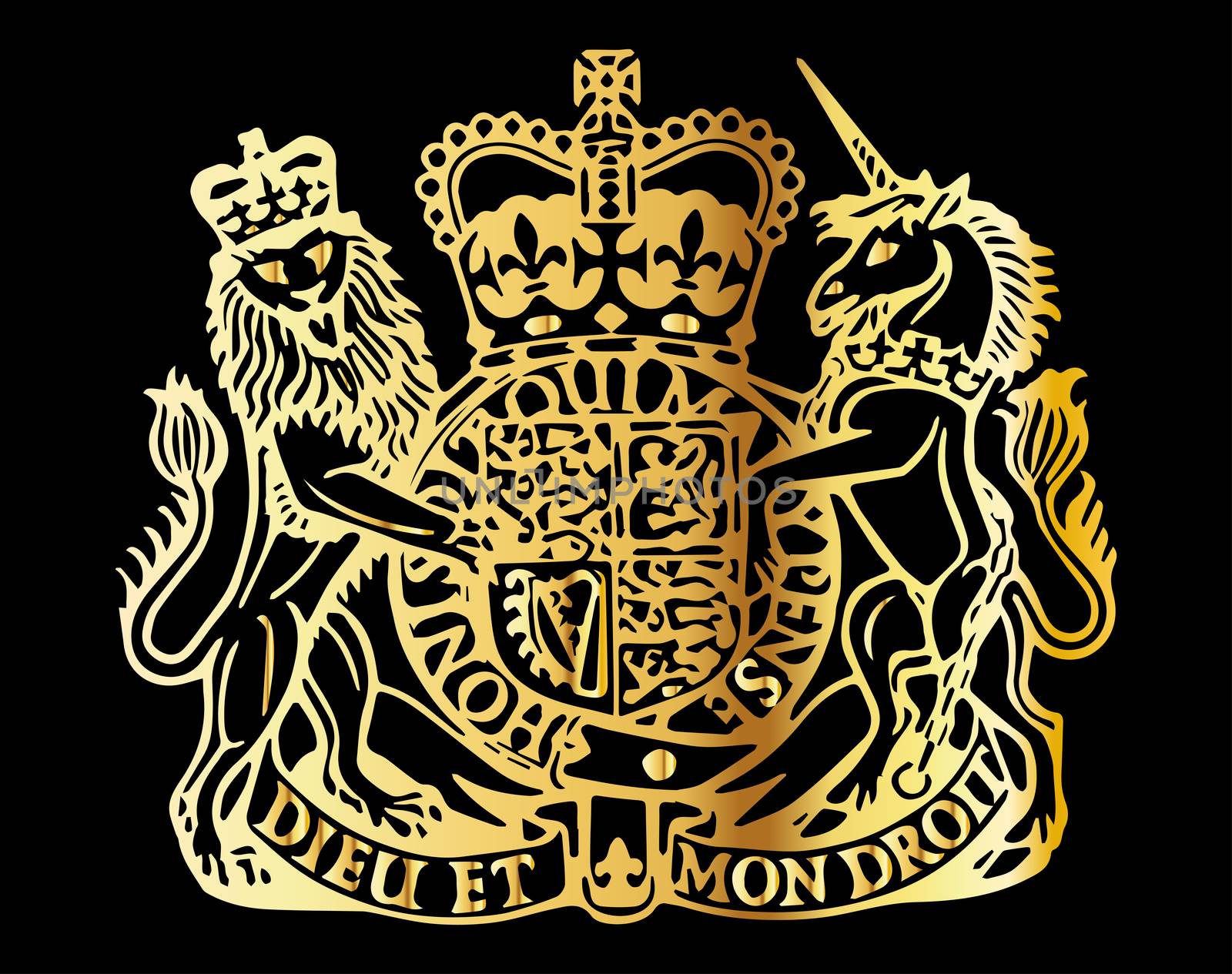 British Coat Of Arms by Bigalbaloo