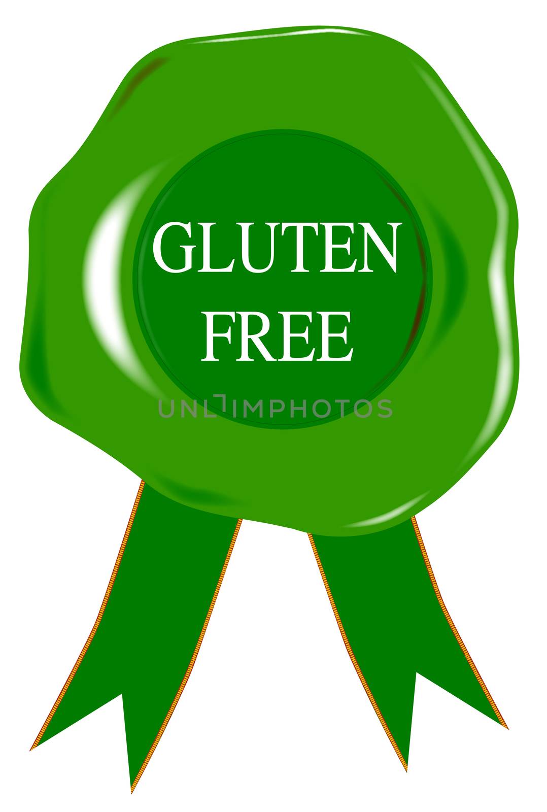 Green Gluten Free Seal by Bigalbaloo
