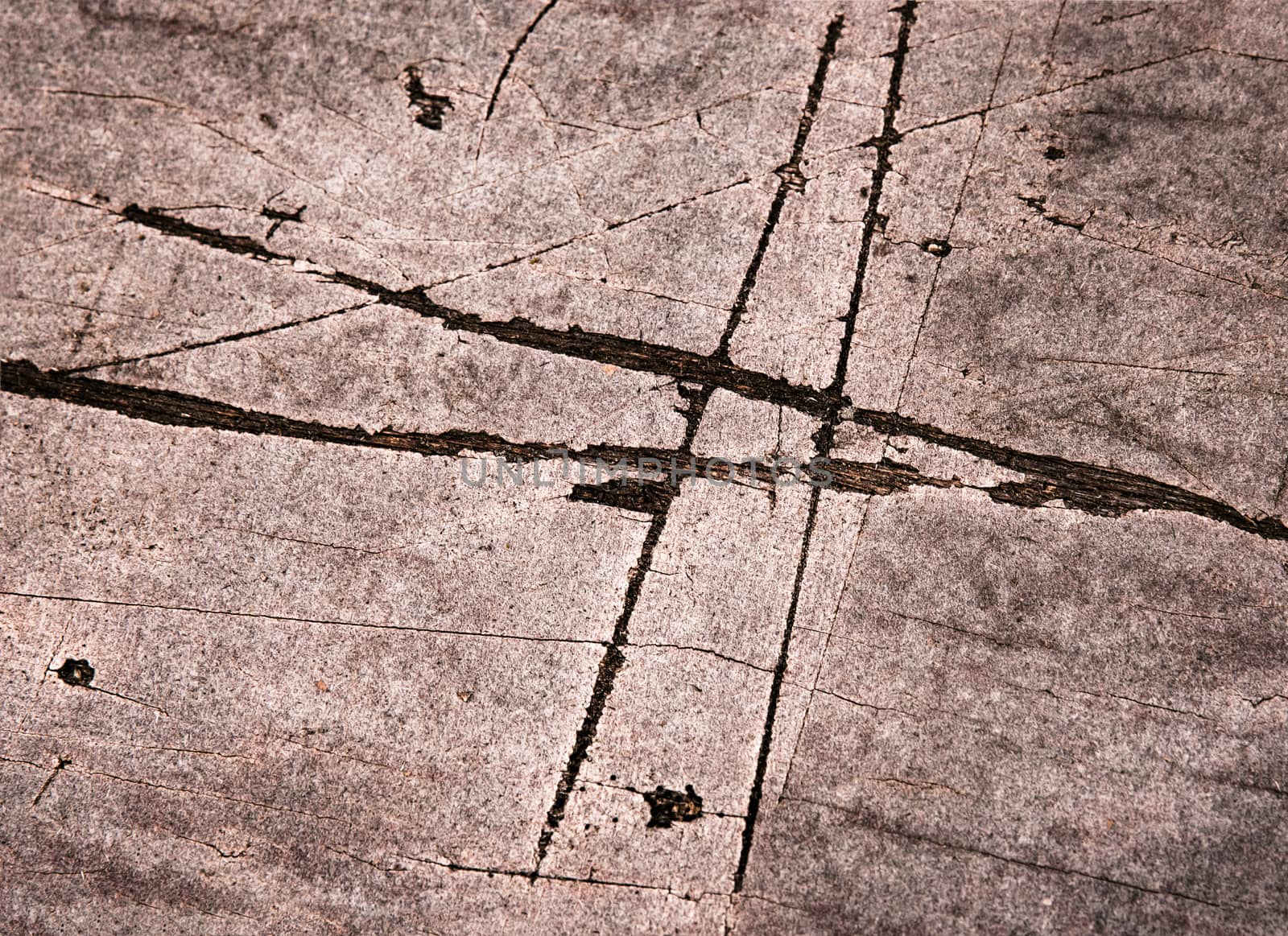 abstract background chopped up scratches on plywood board