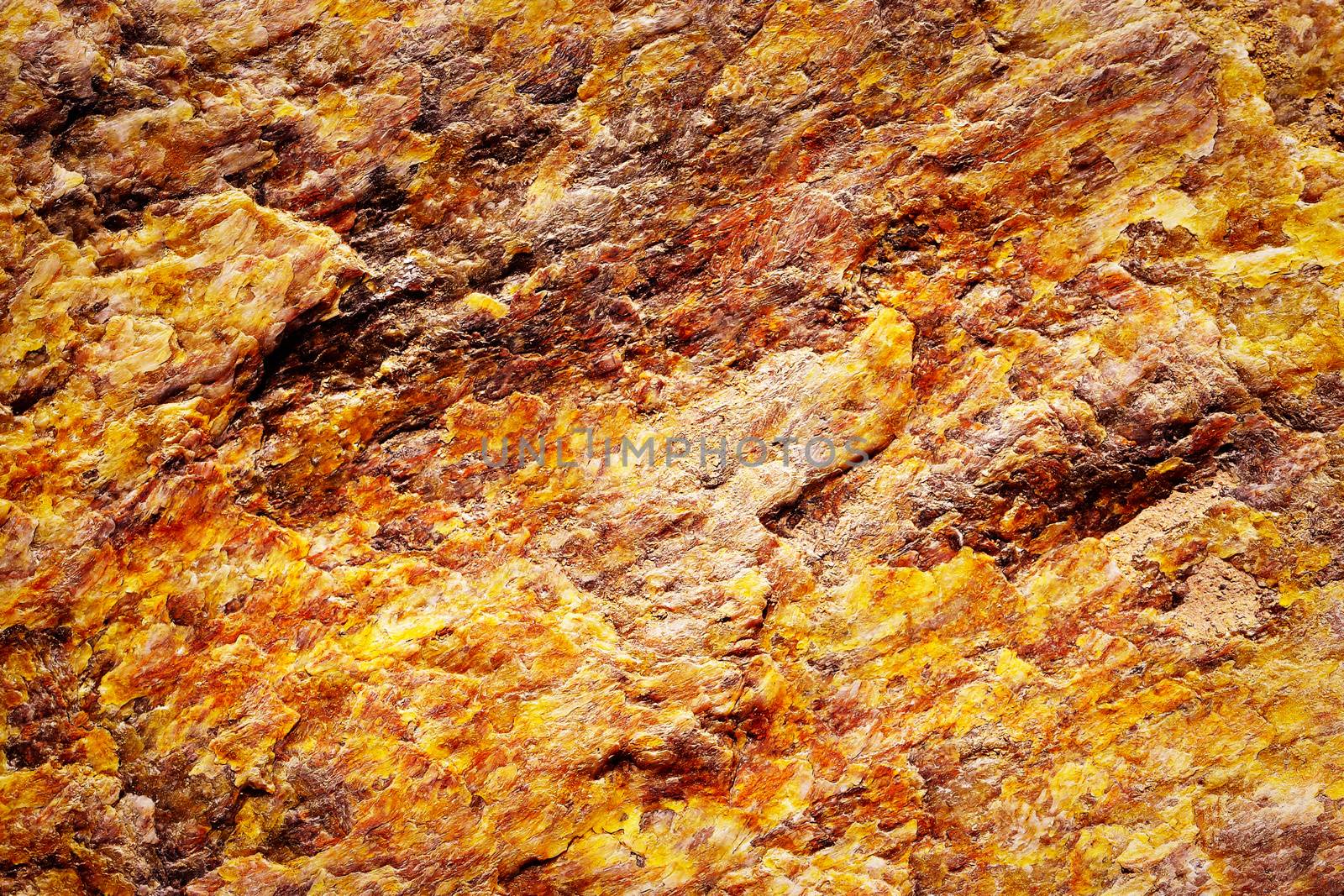 abstract background fiery colored mineral mica