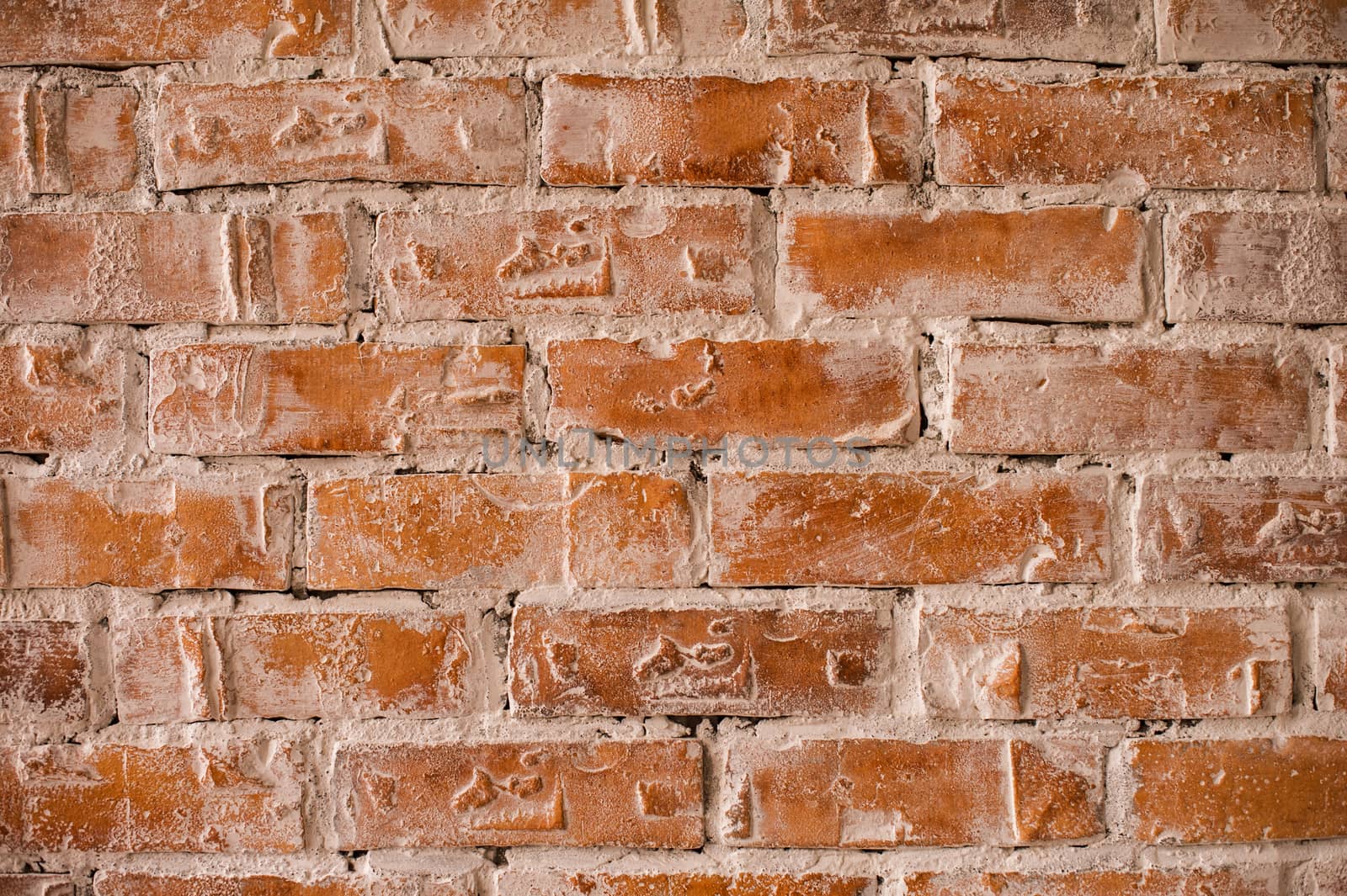 old red brick wall texture for background by timonko