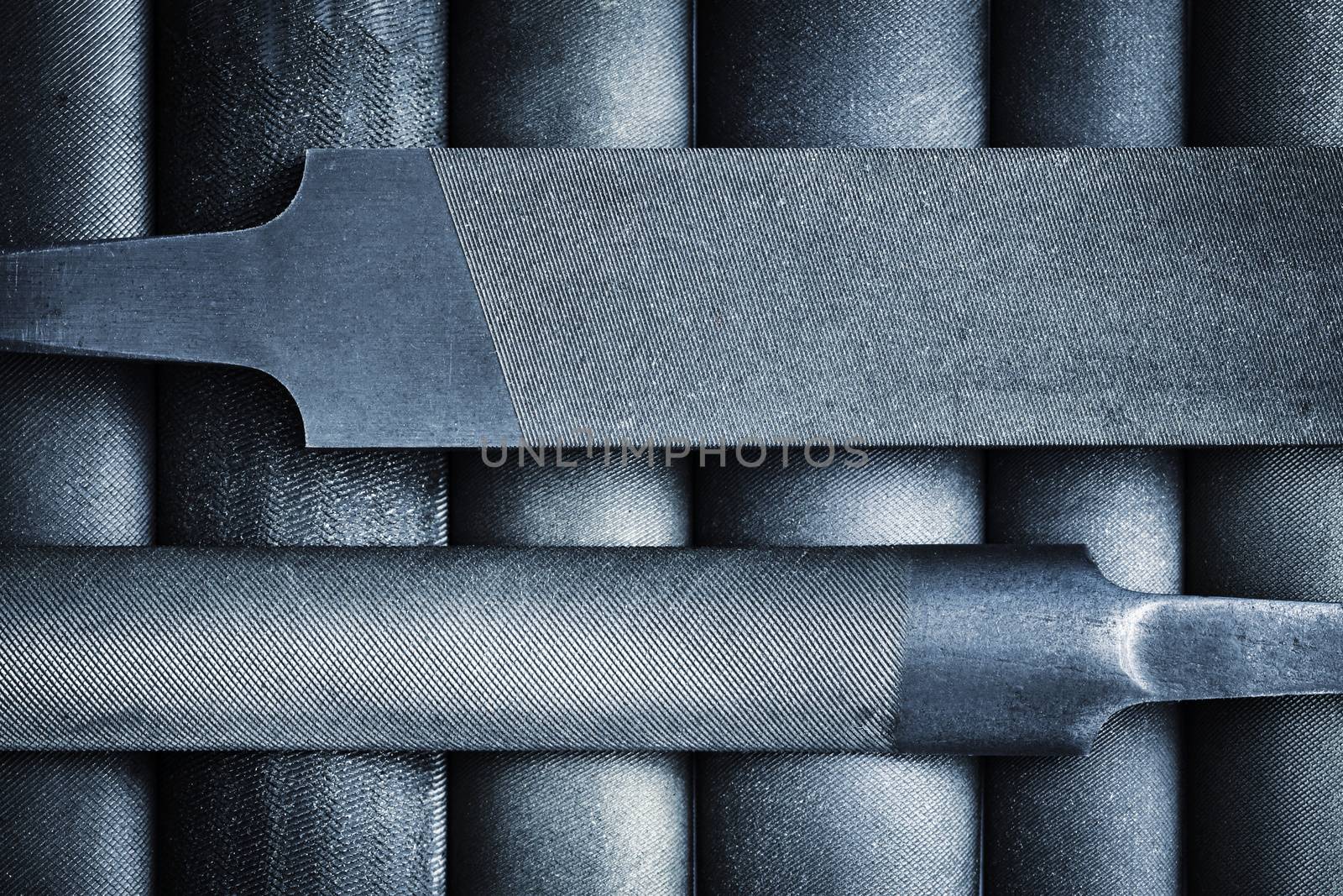 background or texture two old metal file
