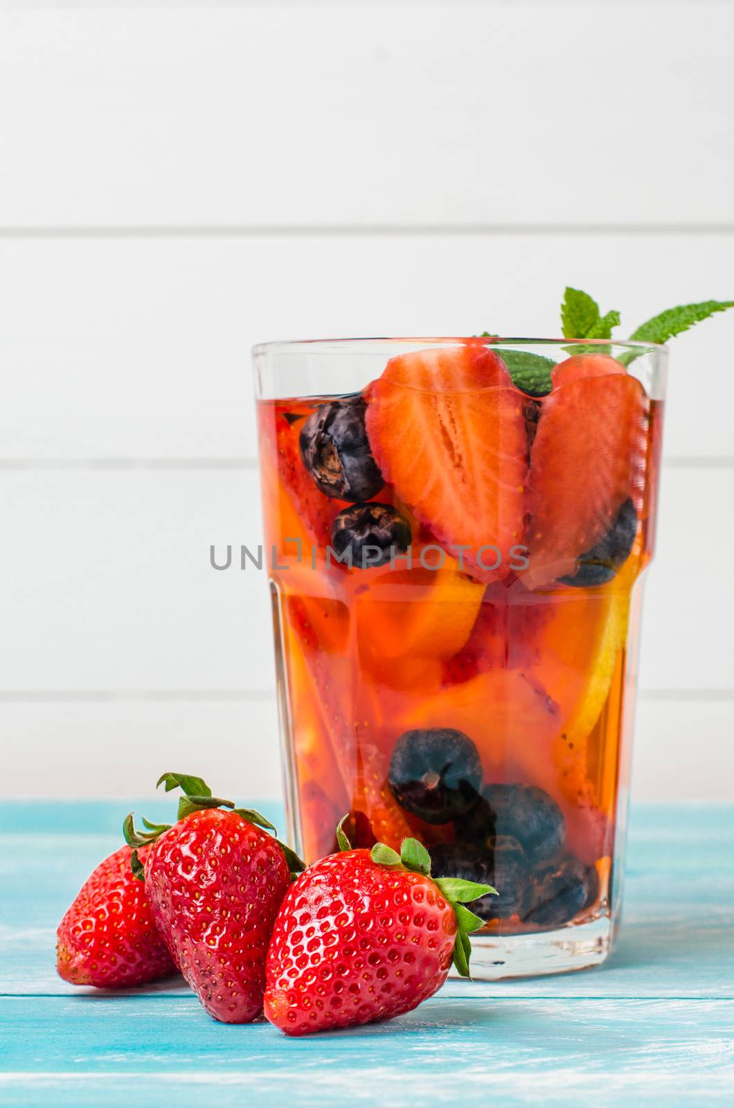 Detox fruit infused flavored water.  by AnaMarques