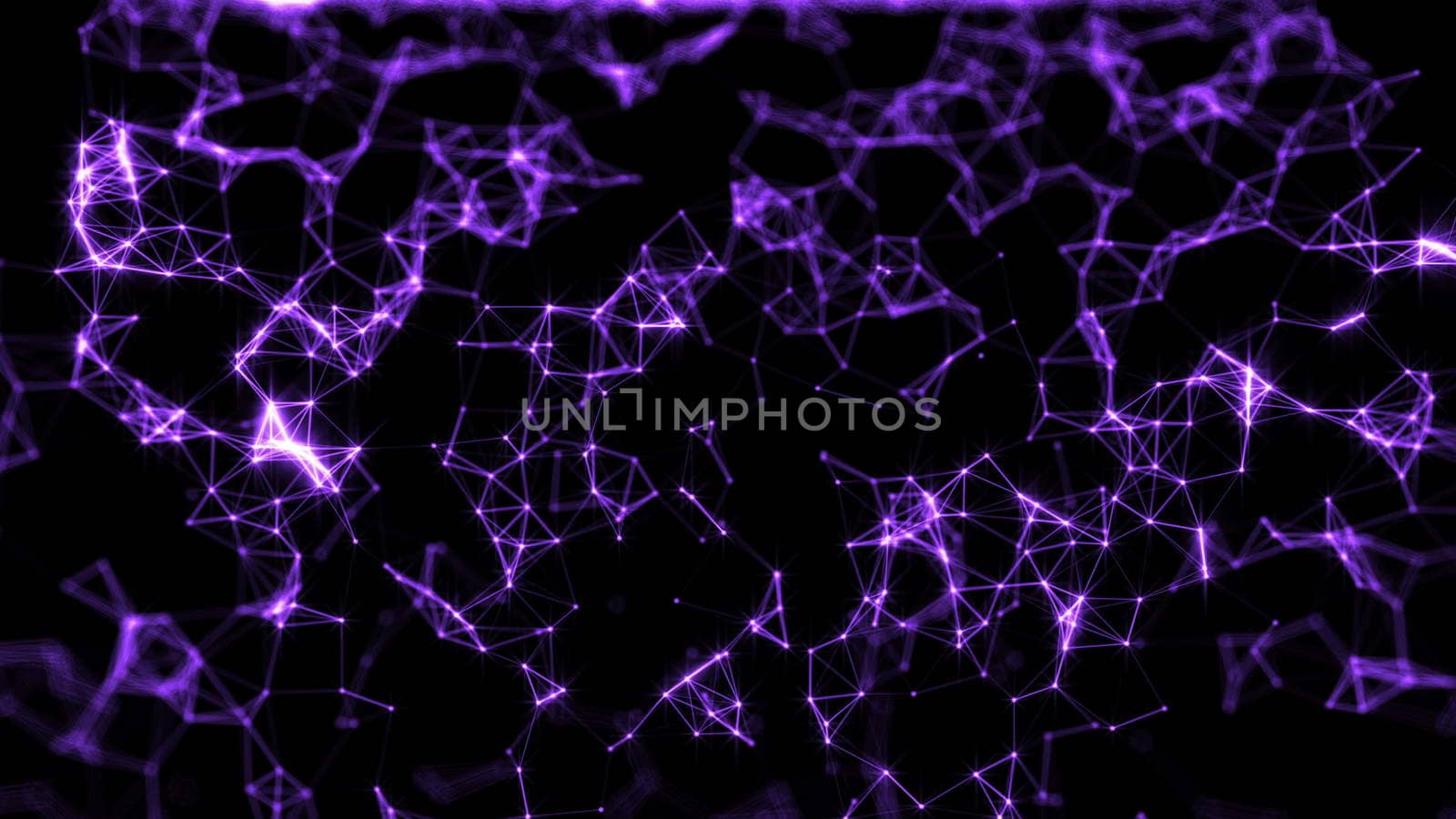 Abstract technology background with connection structure. 3D rendering by nolimit046