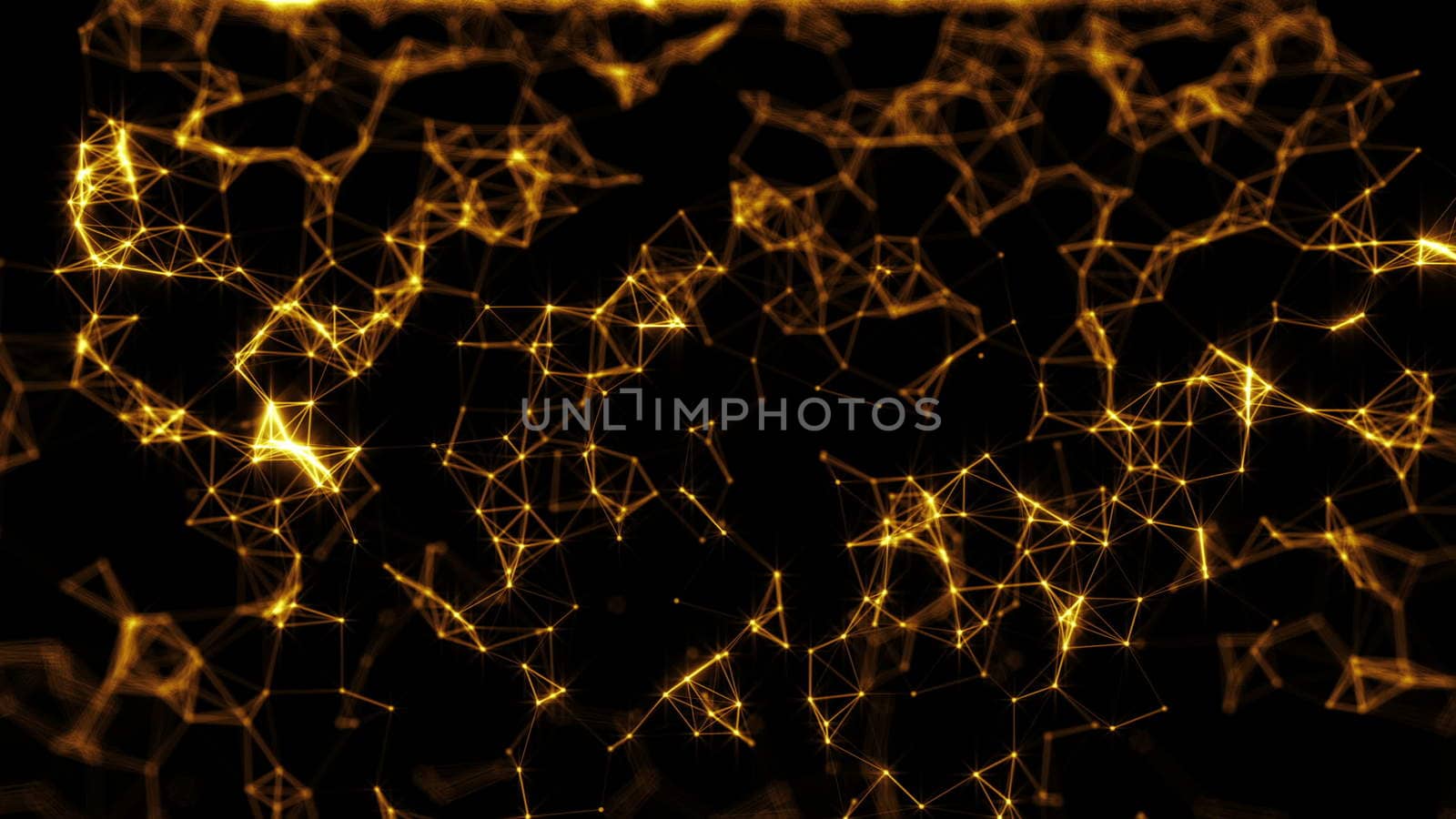 Abstract technology background with connection structure. 3D rendering by nolimit046