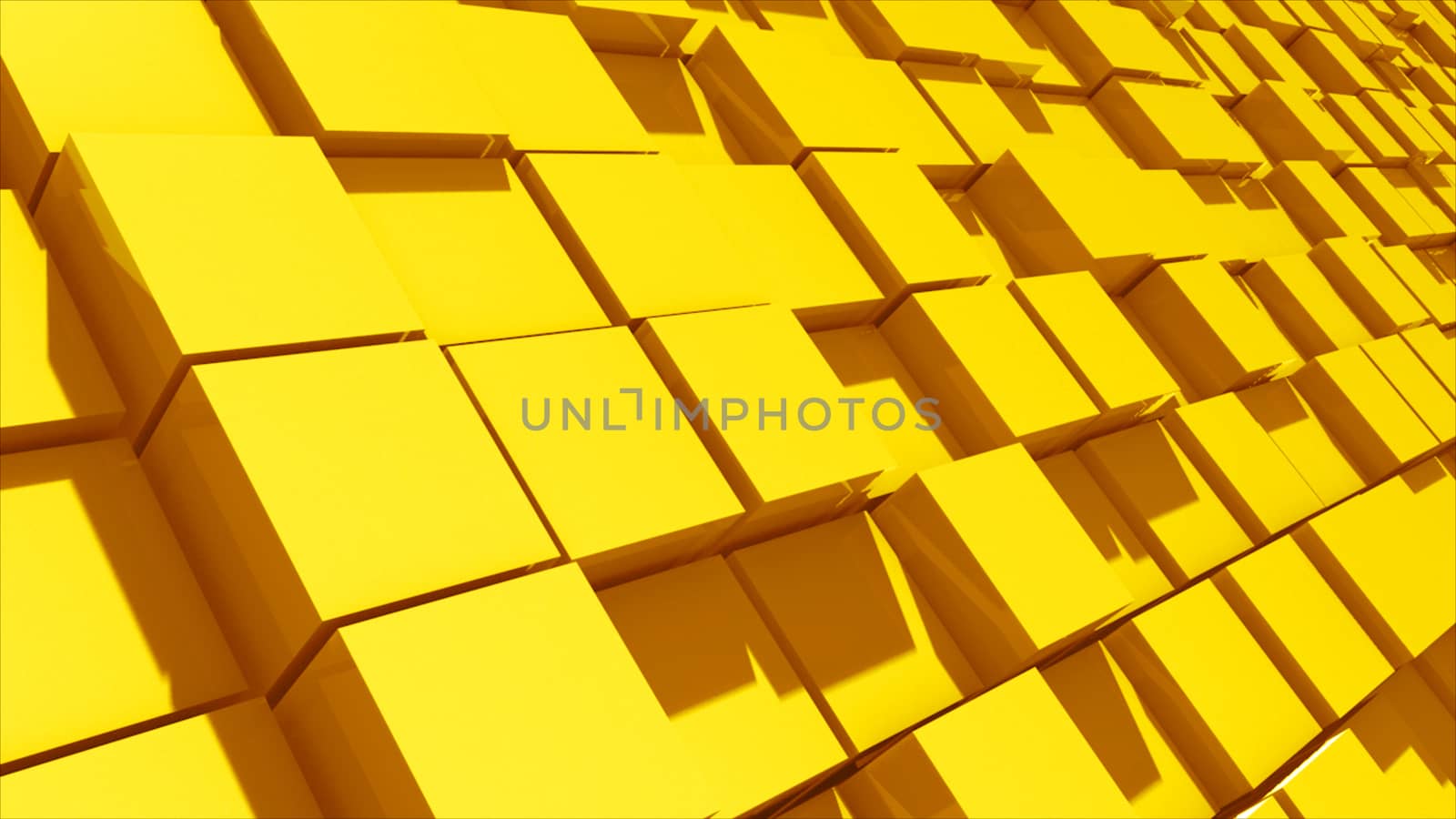 Abstract image of cubes background. Realistic Block floor with professional light and shadow. Technology concept. 3D rendering