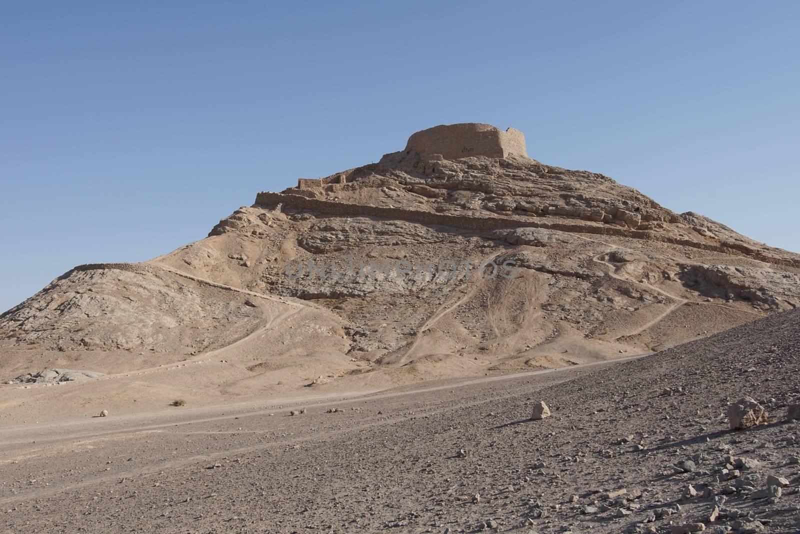 Tower of Silence close to Yazd, Iran, Asia