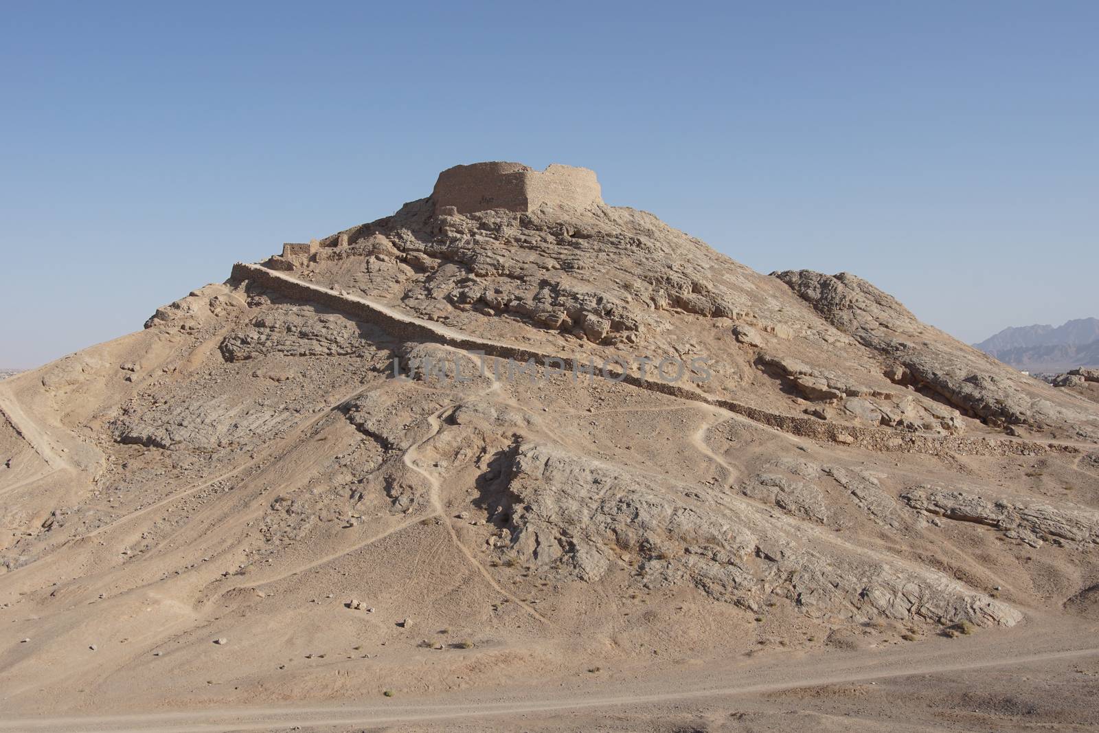 Tower of Silence close to Yazd, Iran, Asia