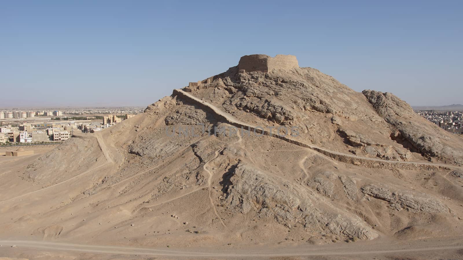 Tower of Silence close to Yazd, Iran, Asia