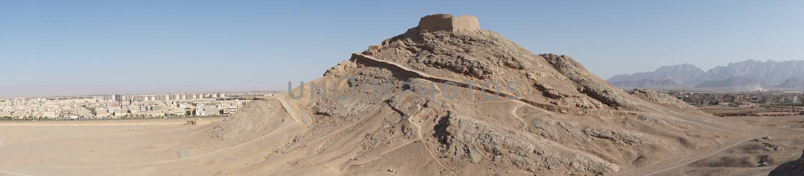 Tower of Silence close to Yazd, Iran, Asia